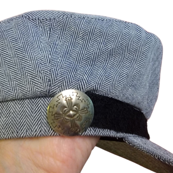 Brixton Upcycled Newsboy Cap - Picture 3 of 6